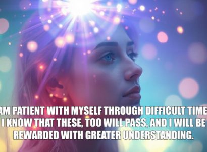 November20 I am patient with myself through difficult times. I know that these, too will pass, and I will be rewarded with greater understanding.