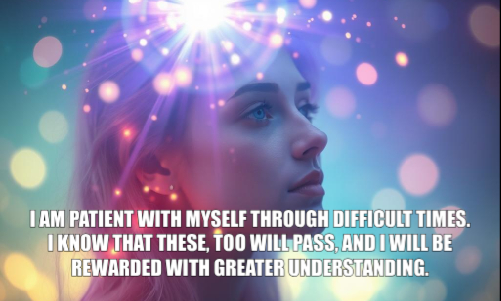 November20 I am patient with myself through difficult times. I know that these, too will pass, and I will be rewarded with greater understanding.