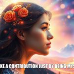 Psychic nov24 I make a contribution just by being myself.