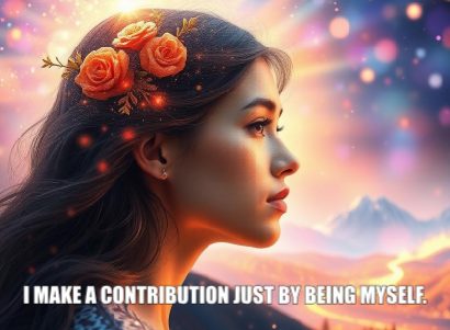Psychic nov24 I make a contribution just by being myself.