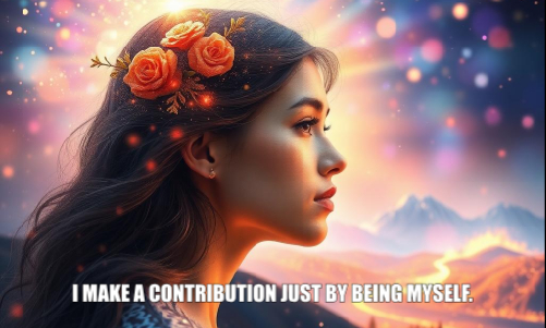 Psychic nov24 I make a contribution just by being myself.