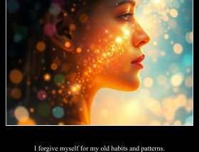 I forgive myself for my old habits and patterns. Now I'm learning positive, effective ways to meet my needs.
