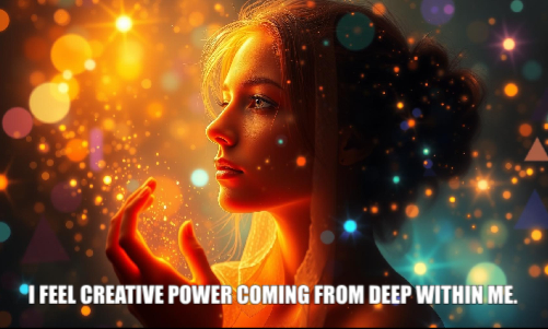 Psychic jan29 I feel creative power coming from deep within me.