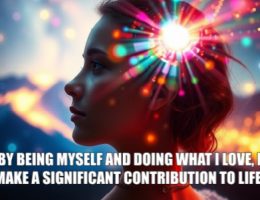Psychic january19 By being myself and doing what I love, I make a significant contribution to life.