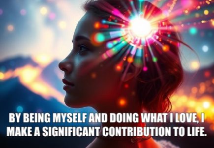 Psychic january19 By being myself and doing what I love, I make a significant contribution to life.