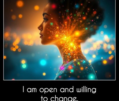 I am open and willing to change.