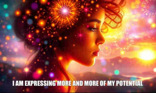 Psychic jan27 There is no separation between God and us. We are expressions of the creative principle on this level of existence. We contain the potential for everything within us. Manifestation through creative visualization is the process of realizing and making visible on the physical plane our divine potential.