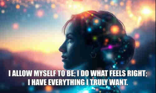 Psychic january21 I allow myself to be; I do what feels right; I have everything I truly want.