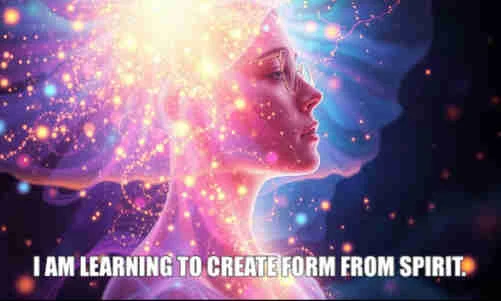 Psyvchic january 24 I am learning to create form from spirit.