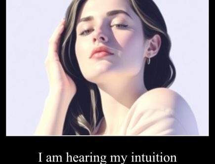 I am hearing my intuition more clearly every day.