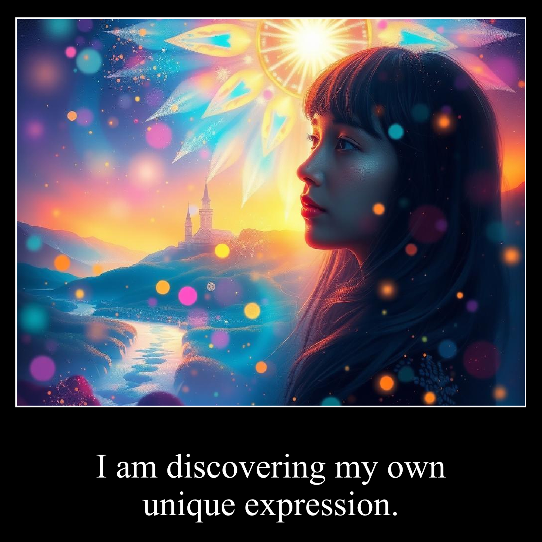 I am discovering my own unique expression.