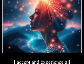 I accept and experience all my feelings.
