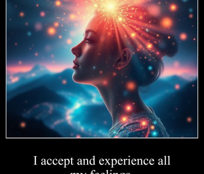 I accept and experience all my feelings.