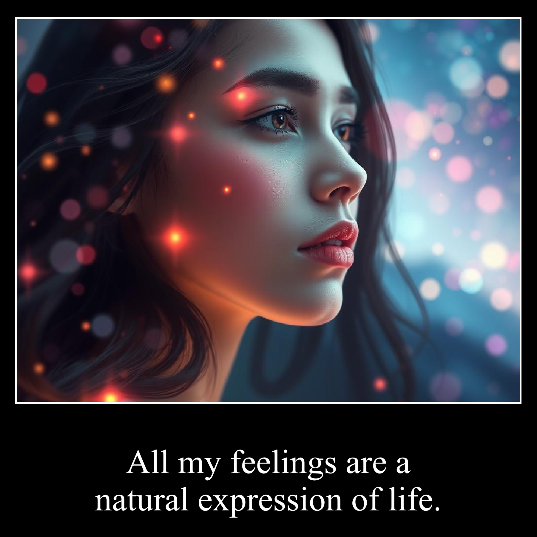 All my feelings are a natural expression of life.
