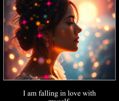 I am falling in love with myself.