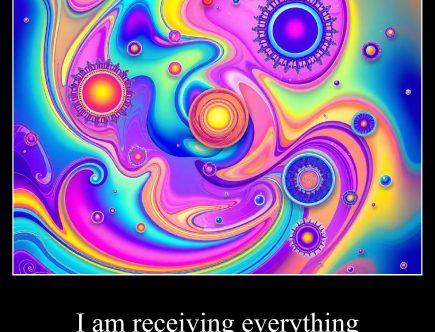 I am receiving everything from the source within me.