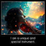I am a unique and special instrument.