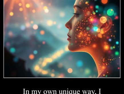 n my own unique way, I am a genius.