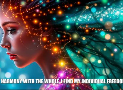 Psychic feb24 In harmony with the whole, I find my individual freedom.