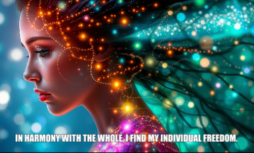 Psychic feb24 In harmony with the whole, I find my individual freedom.