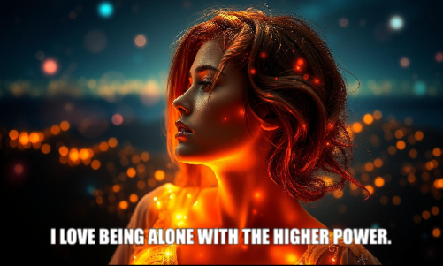 Psychic february27 I love being alone with the higher power.