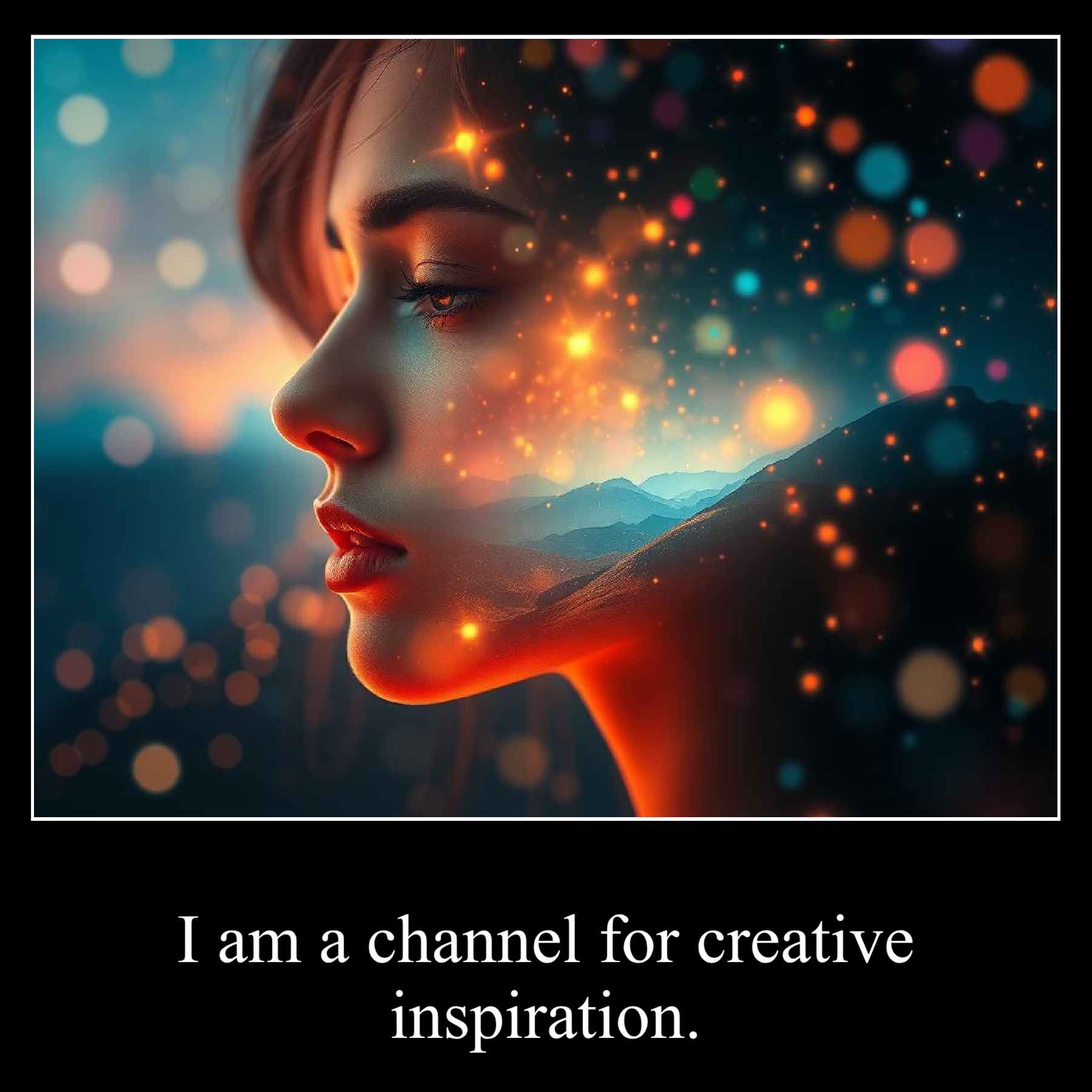 I am a channel for creative inspiration.