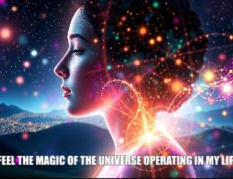 Psychic march 1 - I feel the magic of the universe operating in my life.