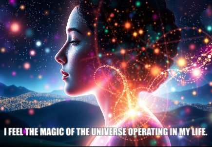 Psychic march 1 - I feel the magic of the universe operating in my life.