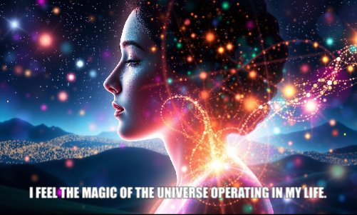 Psychic march 1 - I feel the magic of the universe operating in my life.