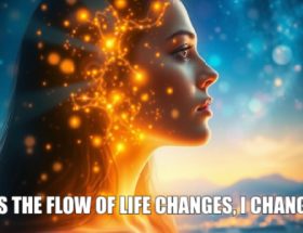 Psychic march 25 As the flow of life changes, I change