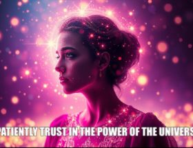 Psychic march 29 I patiently trust in the power of the universe.