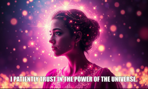 Psychic march 29 I patiently trust in the power of the universe.