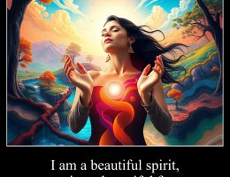 I am a beautiful spirit, creating a beautiful form.