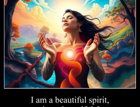 I am a beautiful spirit, creating a beautiful form.