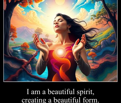 I am a beautiful spirit, creating a beautiful form.