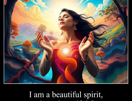 I am a beautiful spirit, creating a beautiful form.