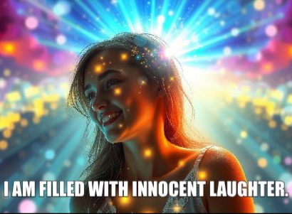 Psychic april 1 I am filled with innocent laughter.