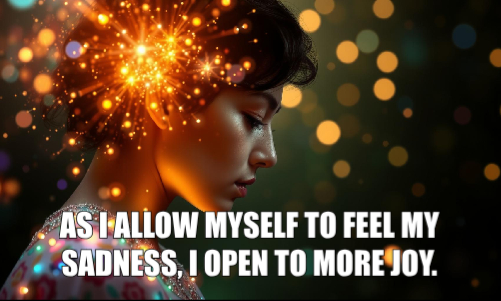 Psychic april 10 As I allow myself to feel my sadness, I open to more joy.