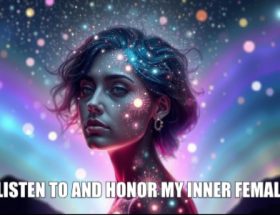 Psychic april 2 I listen to and honor my inner female.