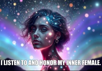 Psychic april 2 I listen to and honor my inner female.