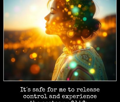 April12 - It´s safe for me to release control and experience the ecstasy of life.