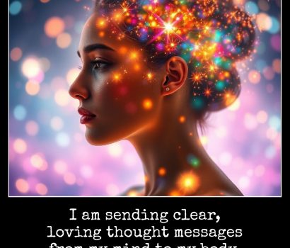 I am sending clear, loving thought messages from my mind to my body.