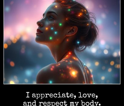 I appreciate, love, and respect my body.