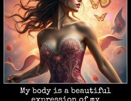 My body is a beautiful expression of my spirit.