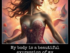 My body is a beautiful expression of my spirit.