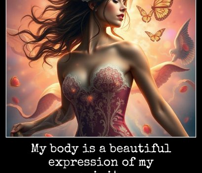 My body is a beautiful expression of my spirit.