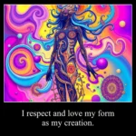 I respect and love my form as my creation.