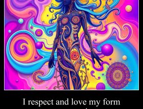 I respect and love my form as my creation.