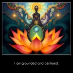 I am grounded and centered.