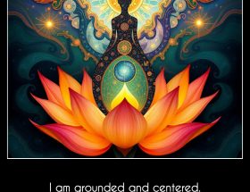 I am grounded and centered.